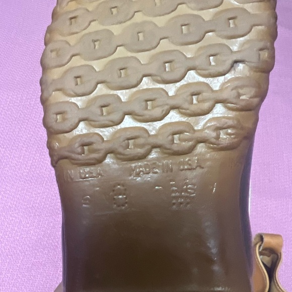 Vintage LL Bean Maine Hunting Shoe Unlined Brown Leather men’s 8 - Picture 9 of 9